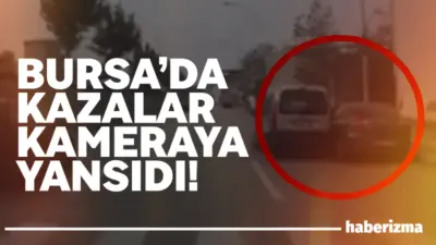 Bursa’da aşırı hız ve sürücü hataları nedeniyle meydana gelen iki