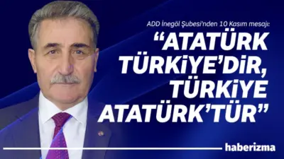 Atatürkçü Düşünce Derneği İnegöl Şube Başkanı Tevhiddin Ayar, Ulu Önder