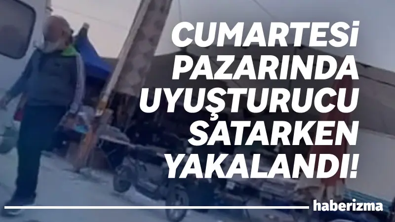 Bursa’nın İnegöl ilçesinde jandarma ekipleri, pazarda uyuşturucu hap satan şahsı