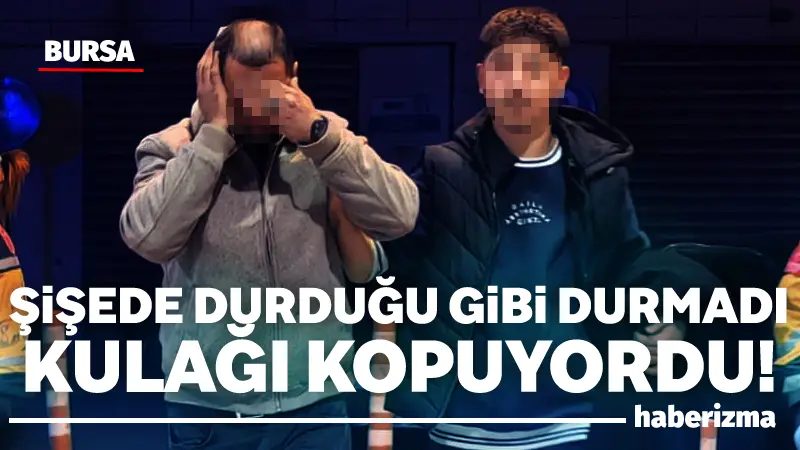 Bursa’nın İnegöl ilçesinde meydana gelen olayda taşların üzerine düşen alkollü