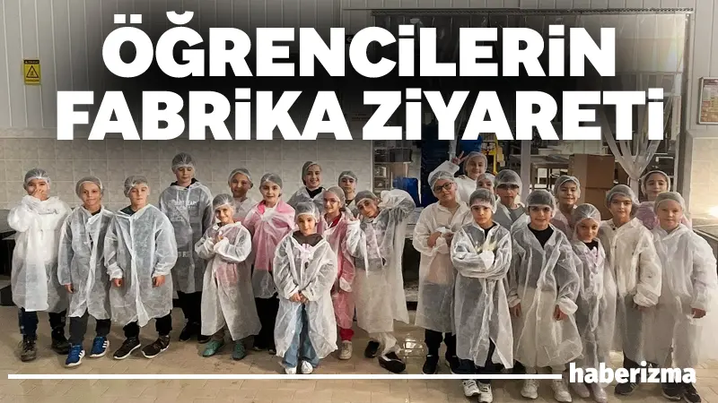 Bursa Büyükşehir Belediyesi’nin fabrikaları öğrencilere tanıtma projesi çerçevesinde, 2. ve