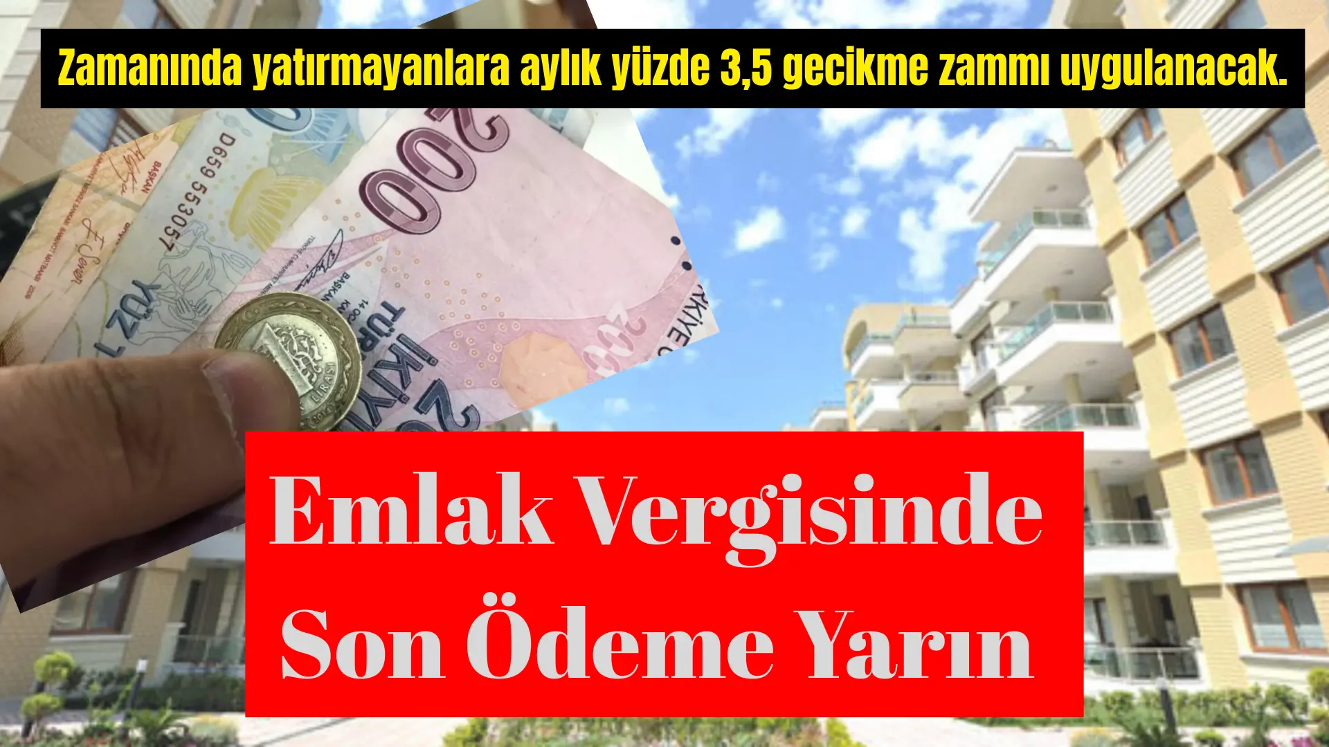 Bina, arsa ve iş yeri gibi taşınmazlara sahip vatandaşların emlak