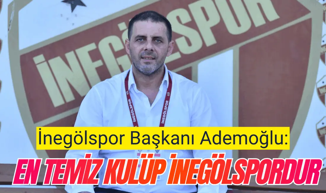 Bahis soruşturmasıyla ilgili konuşan Sultan Su İnegölspor Başkanı Kani Ademoğlu,