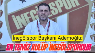 Bahis soruşturmasıyla ilgili konuşan Sultan Su İnegölspor Başkanı Kani Ademoğlu,