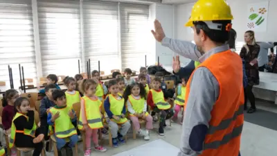 Osmangazi Belediyesi’ne bağlı kreş ve gündüz bakım evlerinde düzenlenen ‘İş