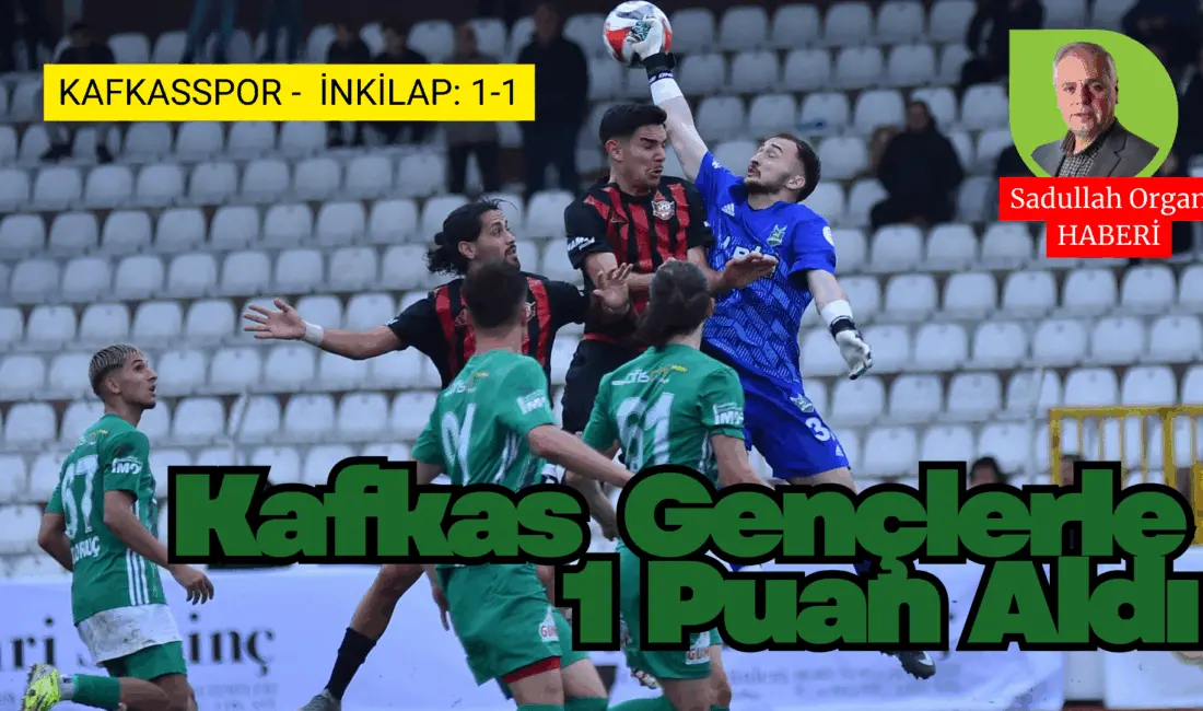 TFF 3.lig temsilcimiz İnegöl Kafkasspor sahasında ağırladığı İnkılapspor ile 1-1