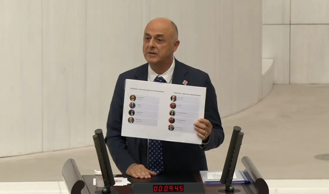 CHP’li Ümit Özlale, TBMM Genel Kurulunda yaptığı konuşmada son beş