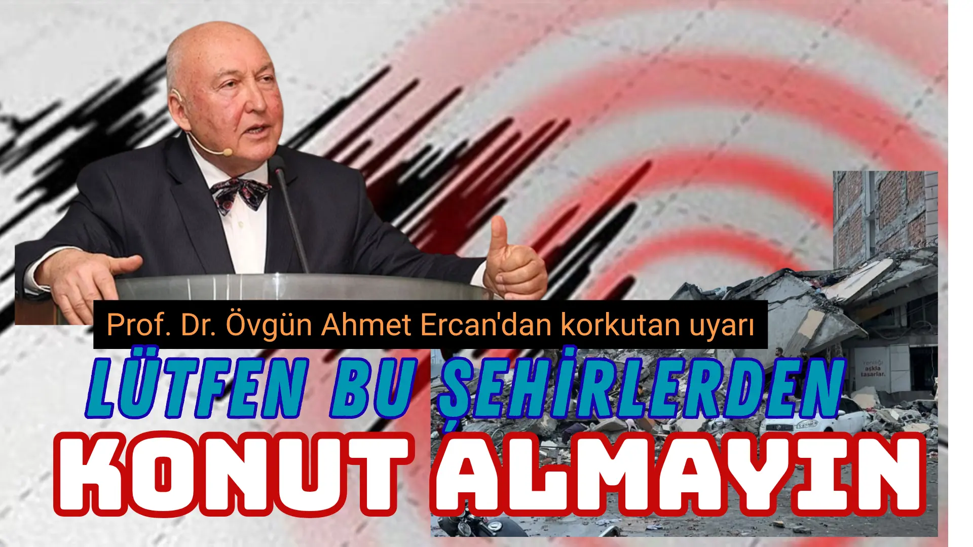 Yer bilimci Prof. Dr. Övgün Ahmet Ercan, sosyal medya hesabından
