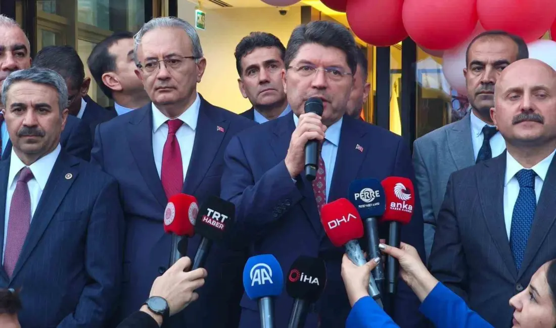 Adıyaman Adliyesi Ek Hizmet Binası’nın açılışına katılan Adalet Bakanı Yılmaz