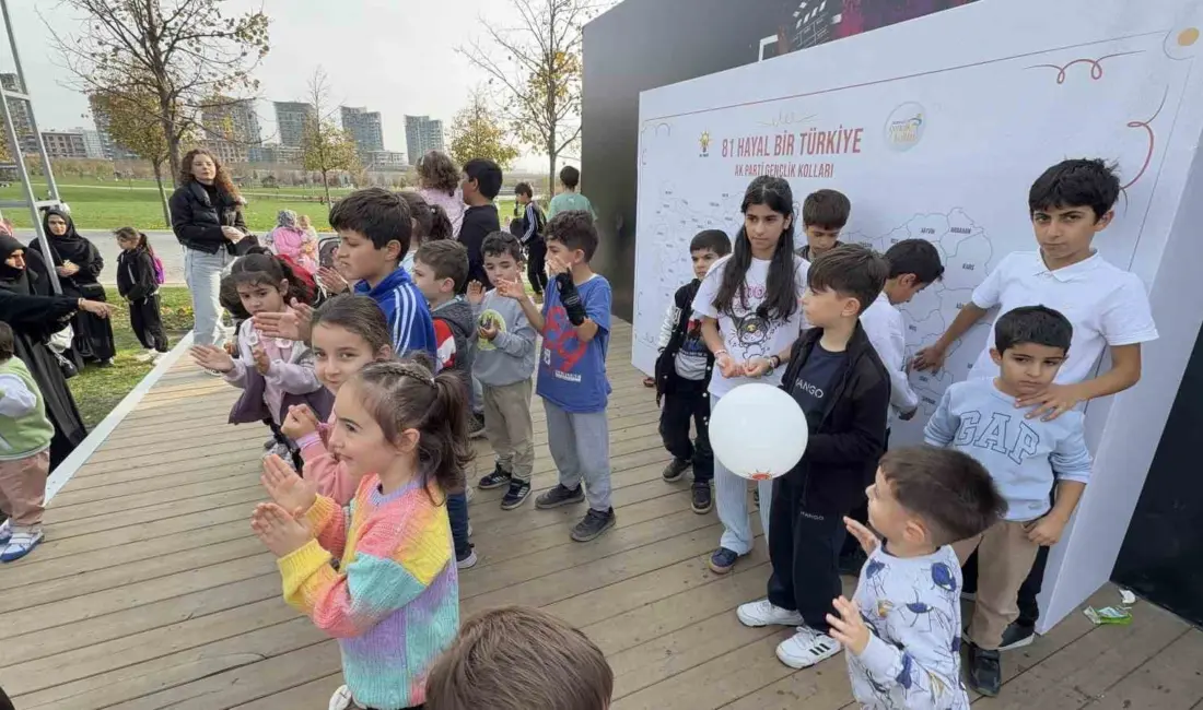Başakşehir Millet Bahçesi’nde düzenlenen “81 Hayal Bir Türkiye” programında basın