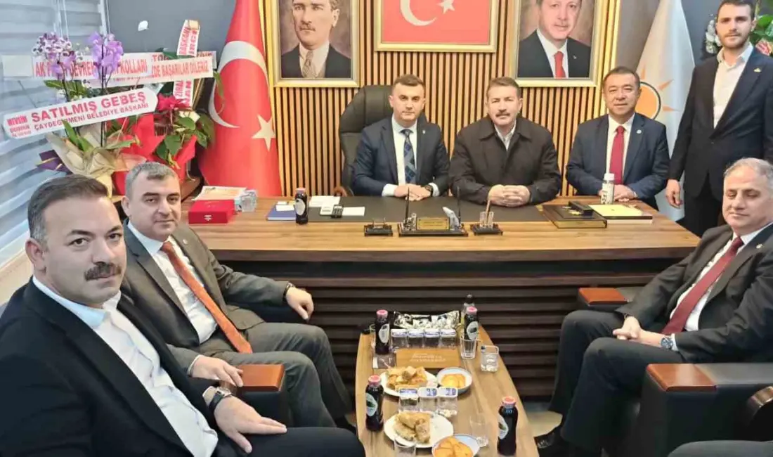 AK Parti heyeti Devrek ilçe Başkanlığına nezaket ziyaretinde bulundu. AK