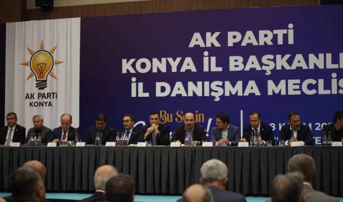 AK Parti Konya İl Başkanlığı’nın İl Danışma Meclisi Toplantısı gerçekleştirildi.