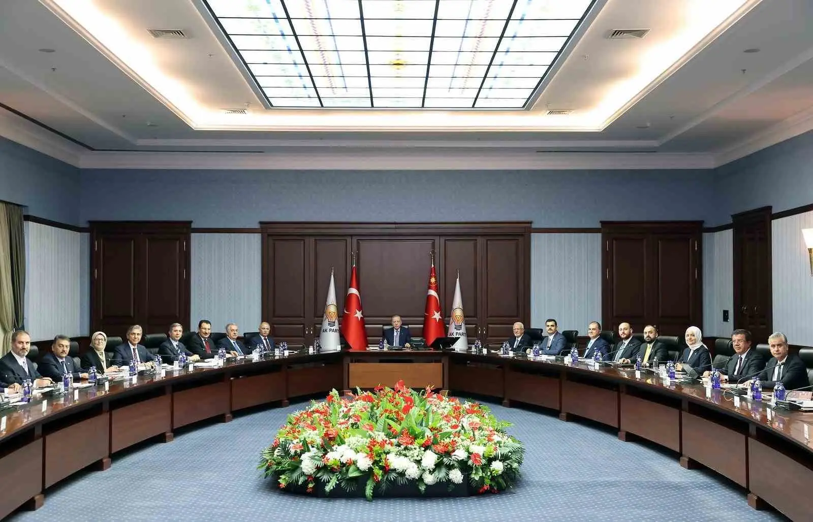 AK Parti Merkez Yürütme Kurulu (MYK) toplantısı, Cumhurbaşkanı ve AK
