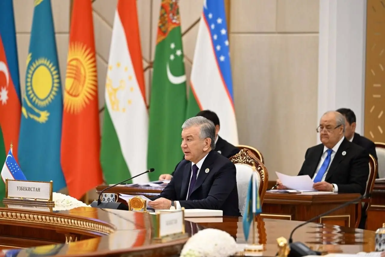 Özbekistan Cumhurbaşkanı Şevket Mirziyoyev’in ev sahipliğinde başkent Taşkent’te düzenlenen 7.