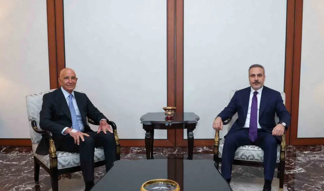 Dışişleri Bakanı Hakan Fidan, ABD’nin Ankara Büyükelçisi Tom Barrack ve