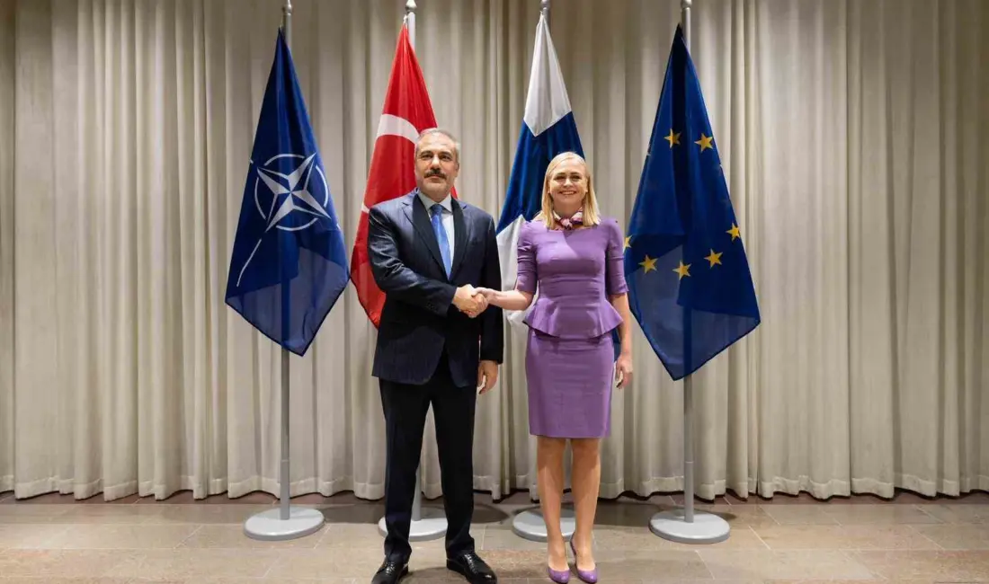 Dışişleri Bakanı Hakan Fidan, Finlandiya’nın başkenti Helsinki’de Finlandiya Dışişleri Bakanı