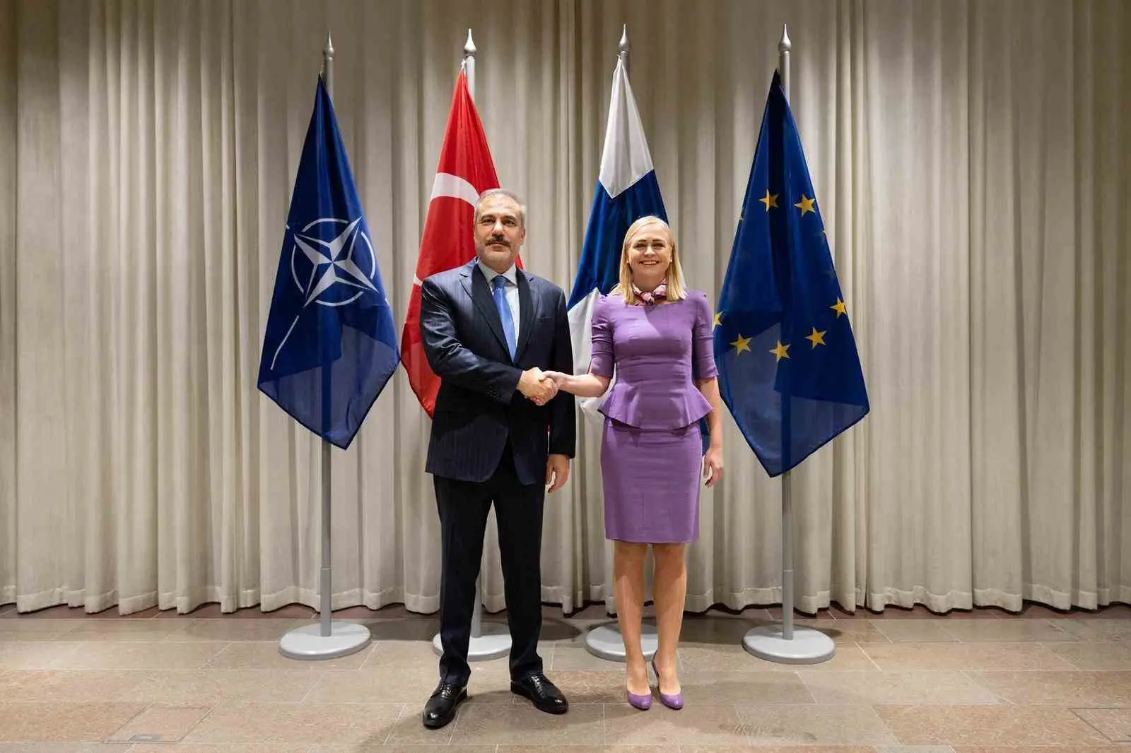 Dışişleri Bakanı Hakan Fidan, Finlandiya’nın başkenti Helsinki’de Finlandiya Dışişleri Bakanı