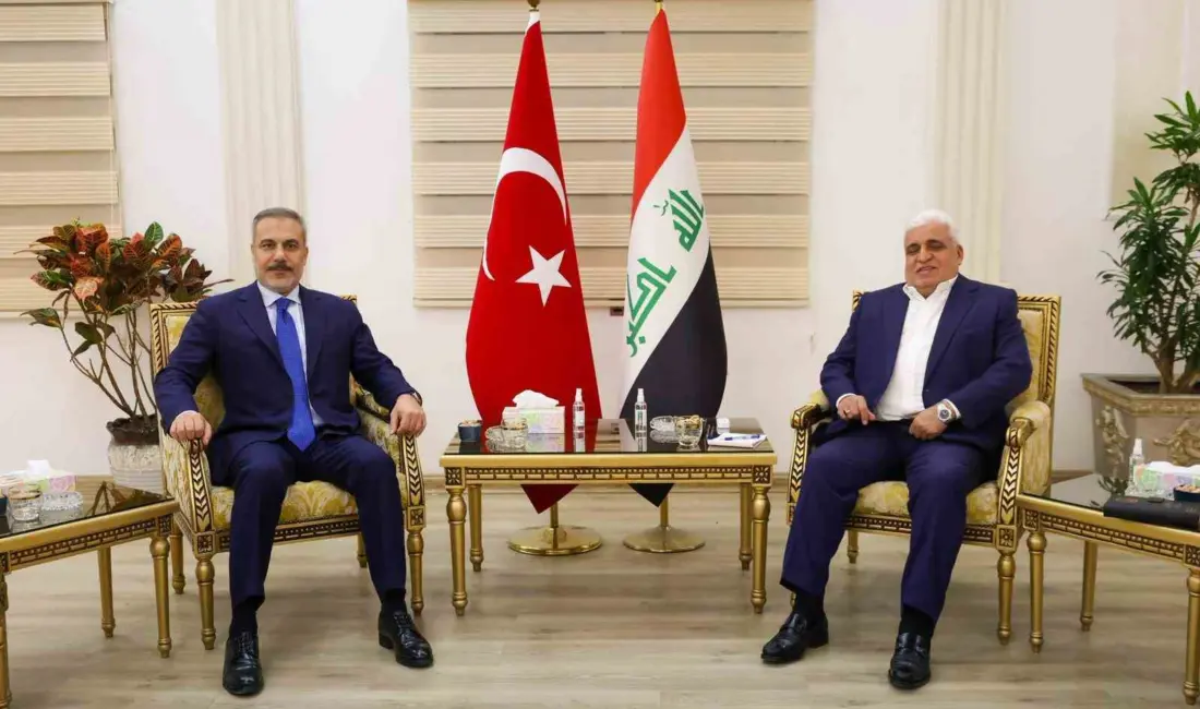 Dışişleri Bakanı Hakan Fidan, Bağdat’ta Haşdi Şabi Komisyonu Başkanı Falih
