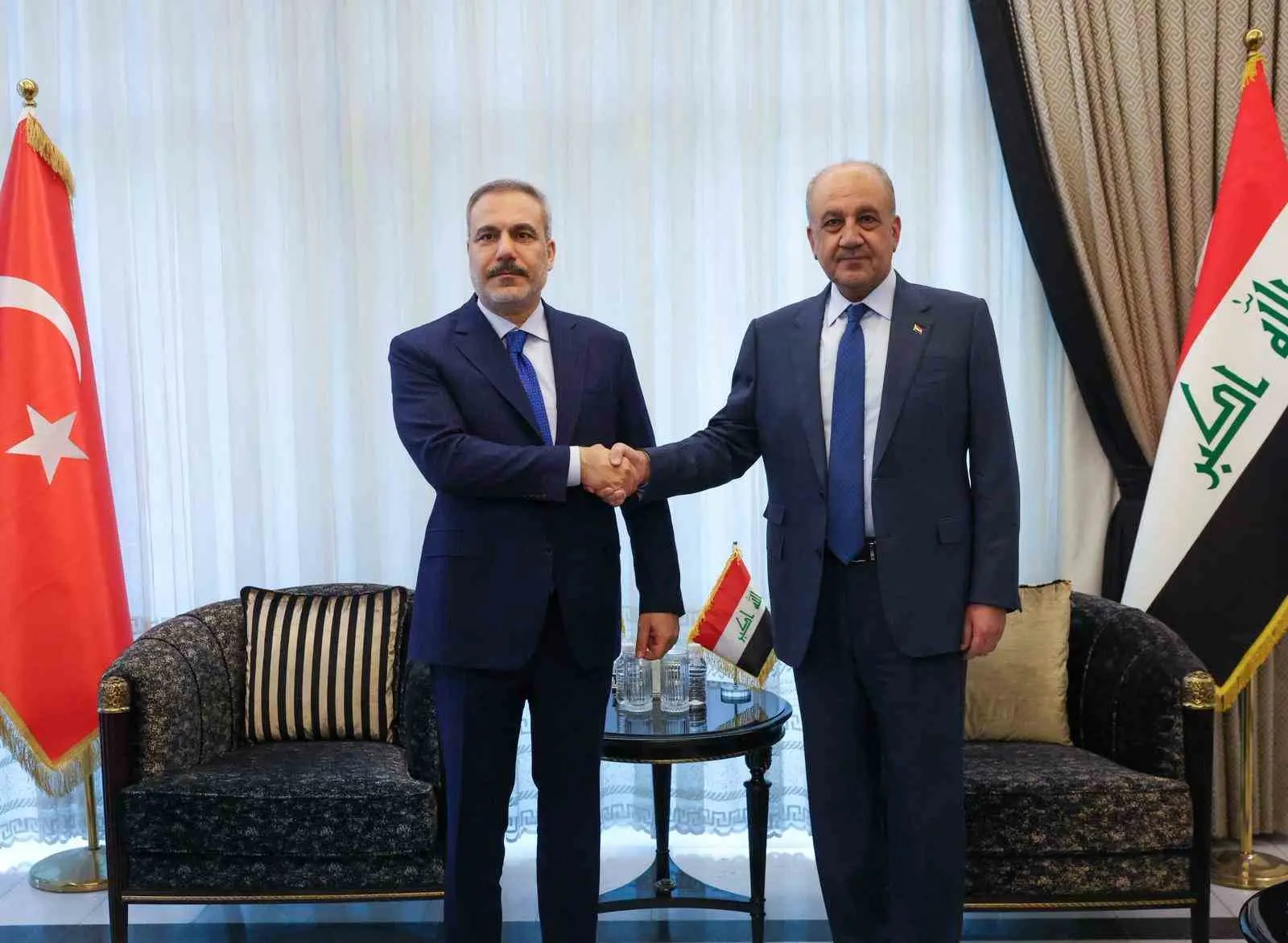 Dışişleri Bakanı Hakan Fidan, Bağdat’ta Irak Savunma Bakanı Sabit Abbasi