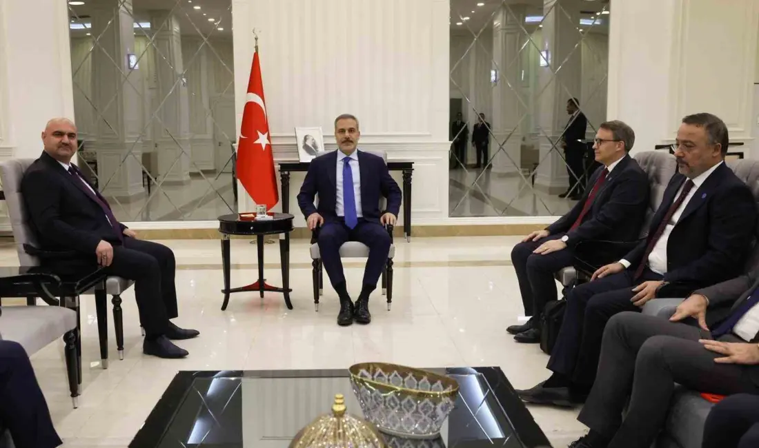 Dışişleri Bakanı Hakan Fidan, Irak Türkmen Cephesi Başkanı Mehmet Seman