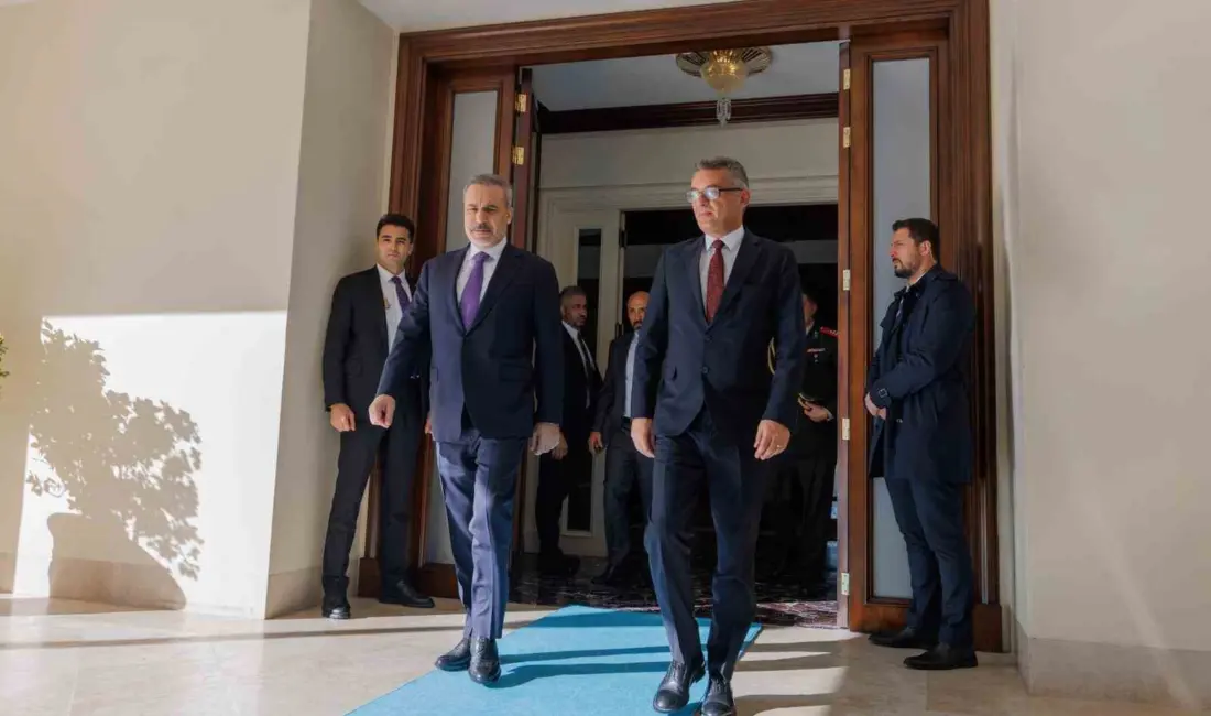 Dışişleri Bakanı Hakan Fidan, Kuzey Kıbrıs Türk Cumhuriyeti (KKTC) Cumhurbaşkanı