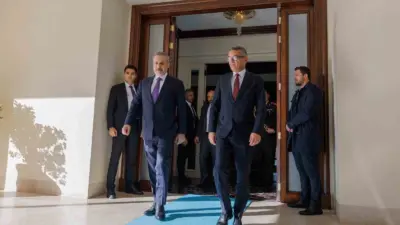 Dışişleri Bakanı Hakan Fidan, Kuzey Kıbrıs Türk Cumhuriyeti (KKTC) Cumhurbaşkanı