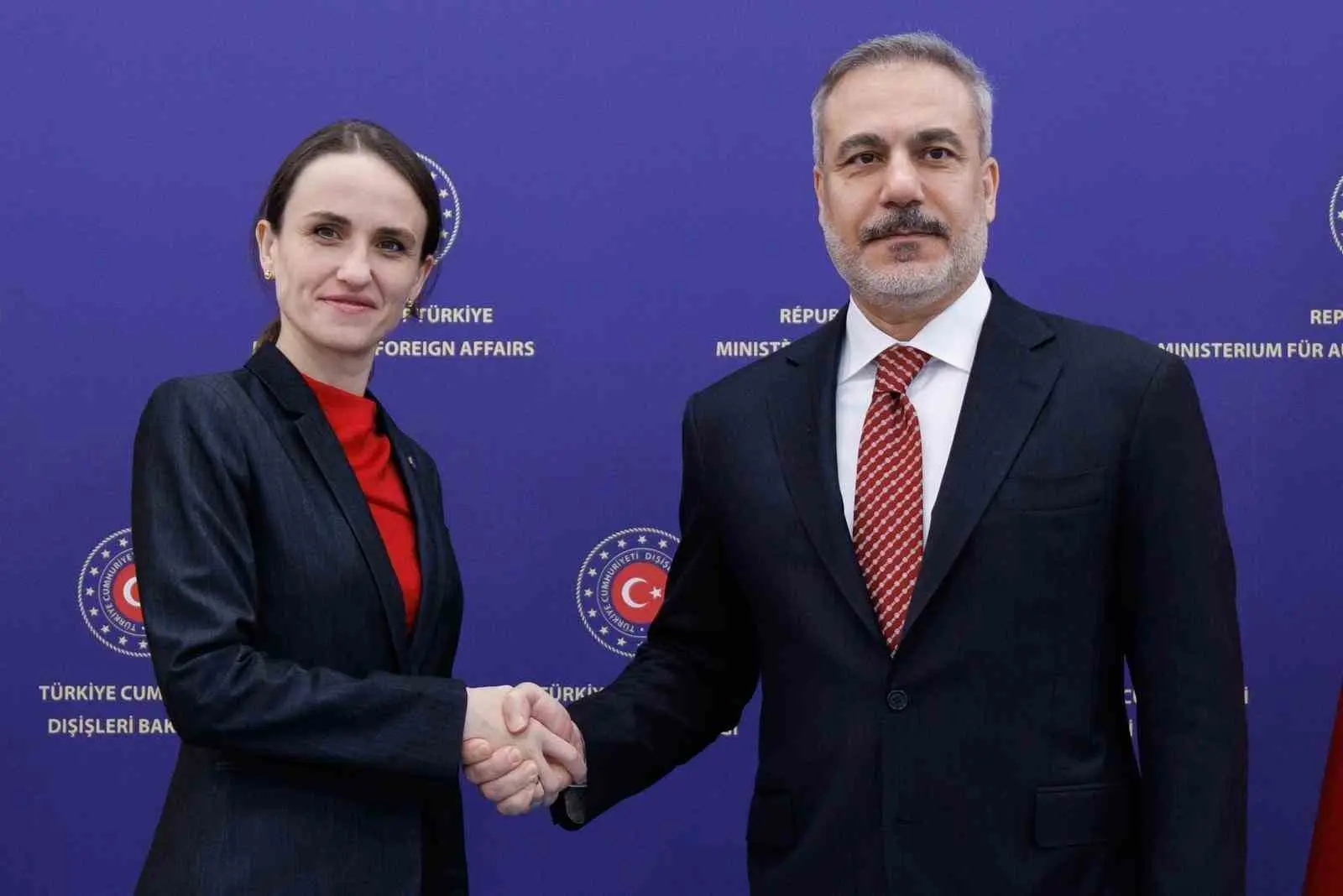 Dışişleri Bakanı Hakan Fidan, Romanya Dışişleri Bakanı Oana Toiu ile