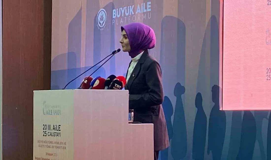 Aile ve Sosyal Hizmetler Bakanı Mahinur Özdemir Göktaş, “Aileyi koruyan