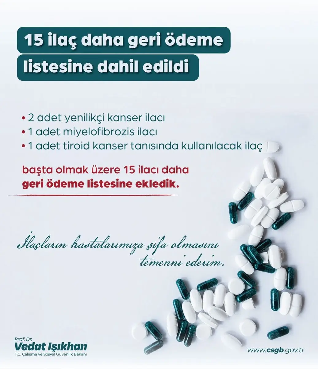 Çalışma ve Sosyal Güvenlik Bakanı Vedat Işıkhan, “Sosyal Güvenlik Kurumumuzun