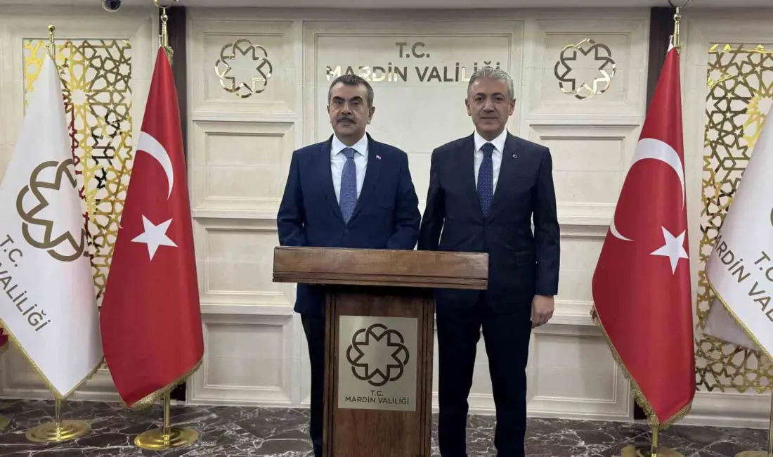 Mardin’de meslek liselilerle buluşan Milli Eğitim Bakanı Yusuf Tekin, mesleki