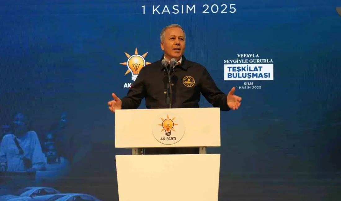 İçişleri Bakanı Ali Yerlikaya, Kilis’te AK Parti teşkilatı ile bir