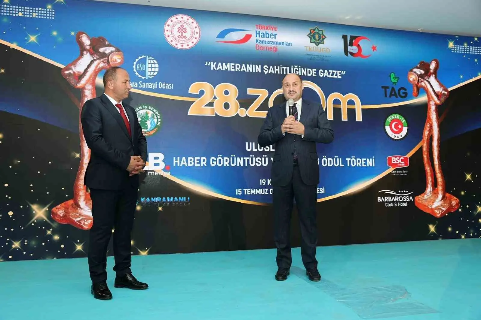Şanlıurfa Büyükşehir Belediye Başkanı Mehmet Kasım Gülpınar, Türkiye Haber Kameramanları