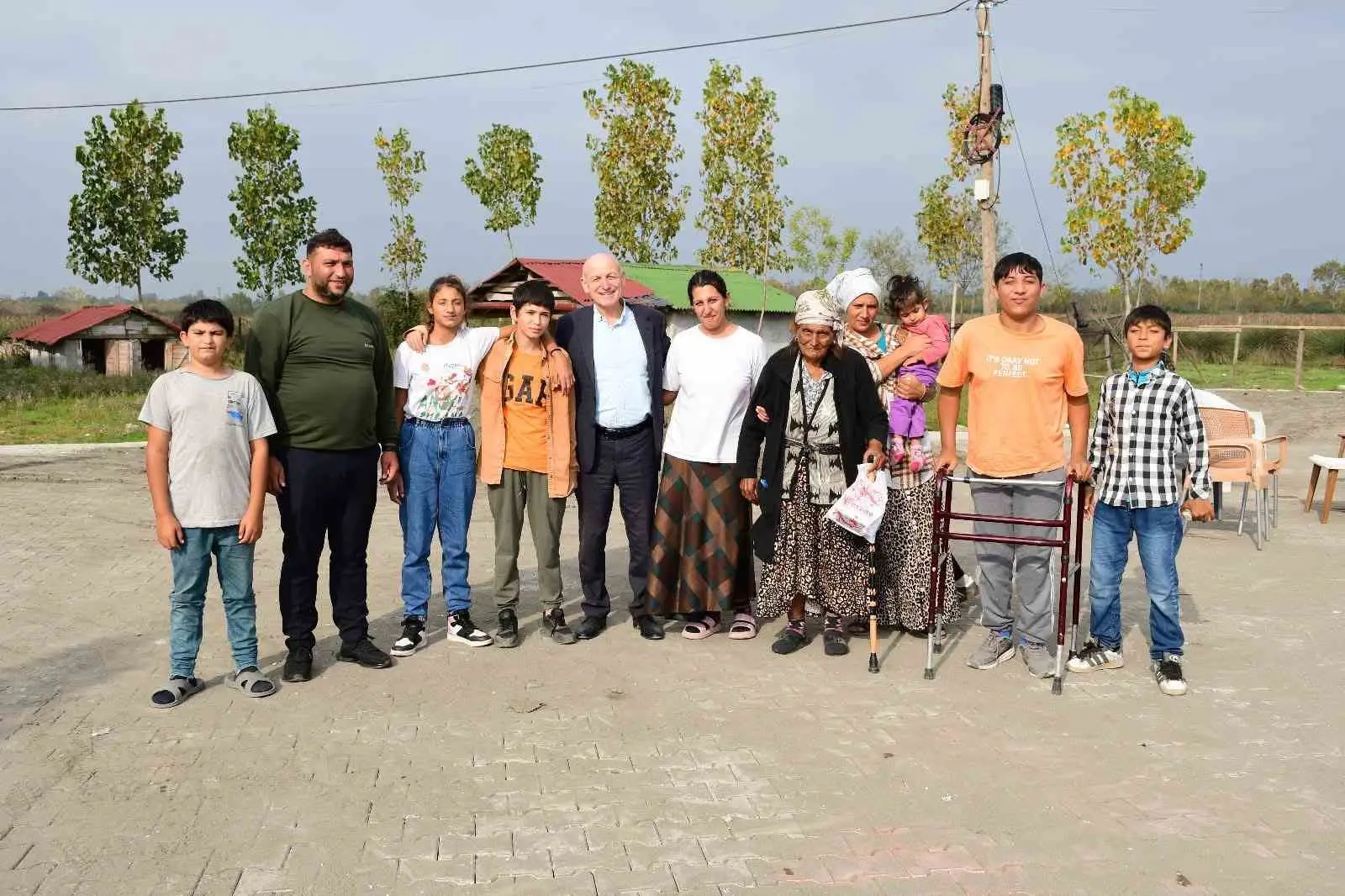 Samsun’un Terme Belediye Başkanı Şenol Kul, Çangallar Mahallesi Haydarağa mevkisinde
