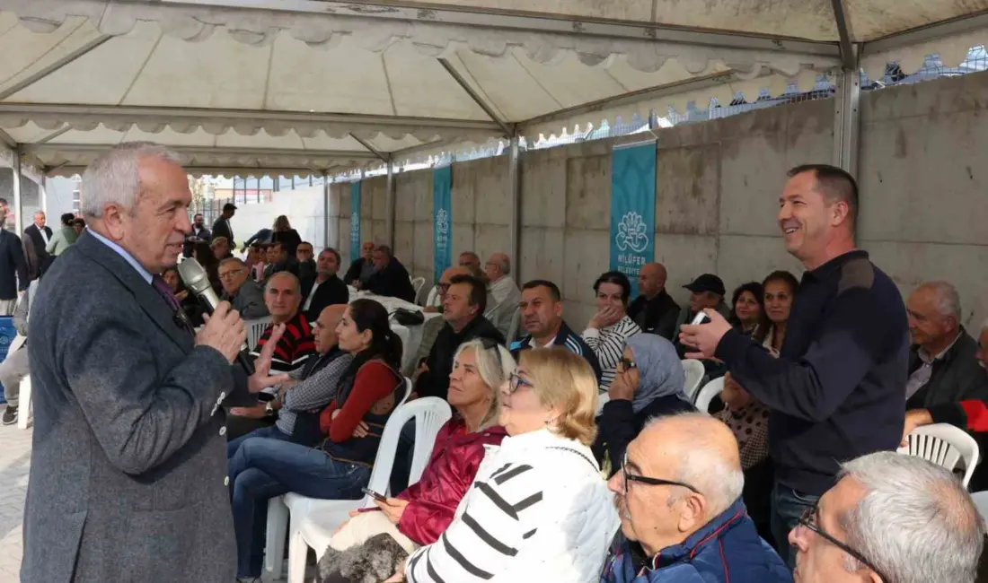 Nilüfer Belediye Başkanı Şadi Özdemir, “Şadi Başkan Mahallende Söz Sende”