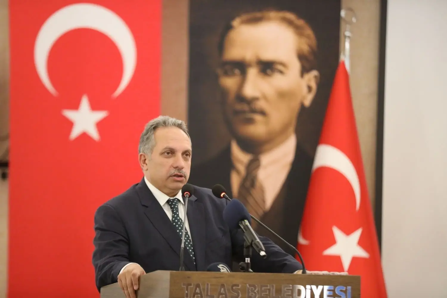 Talas Belediye Başkanı Mustafa Yalçın, “Ülkemizin kurucusu Gazi Mustafa Kemal