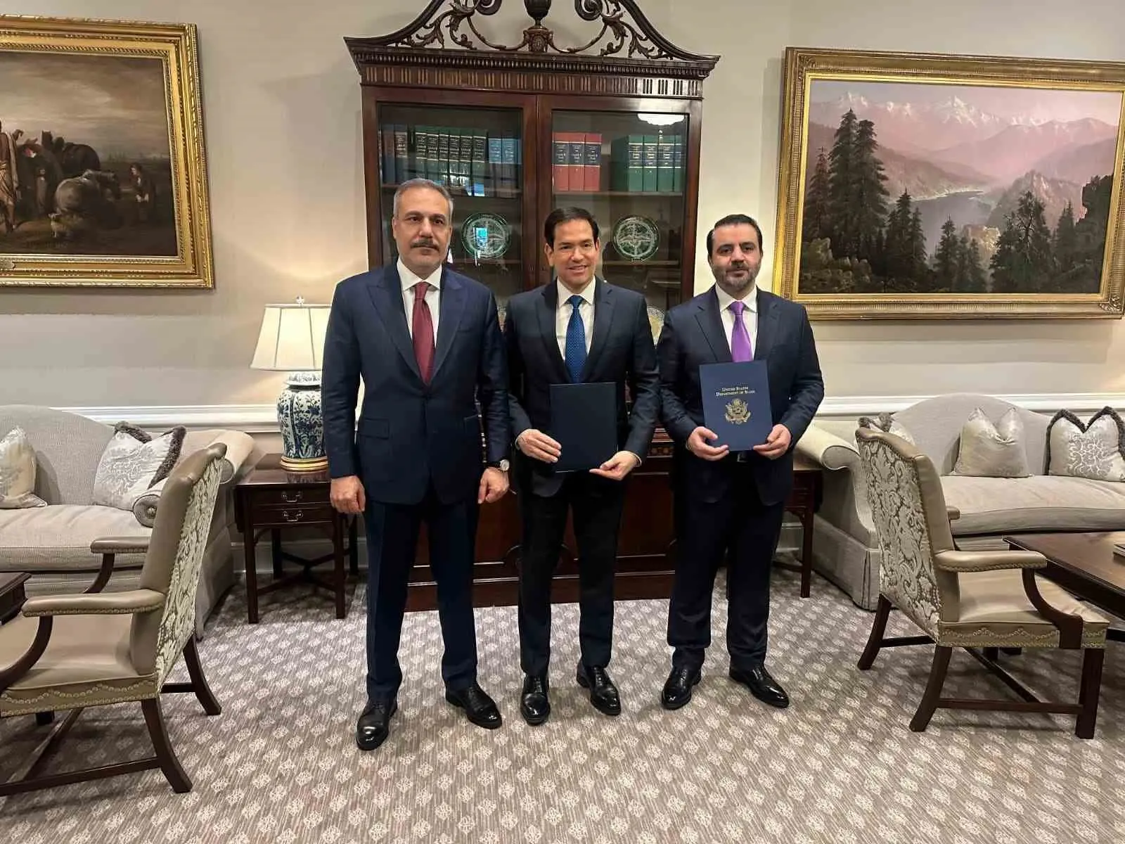 -Suriye Dışişleri Bakanlığı, ABD, Suriye ve Türkiye’nin dışişleri bakanları düzeyinde