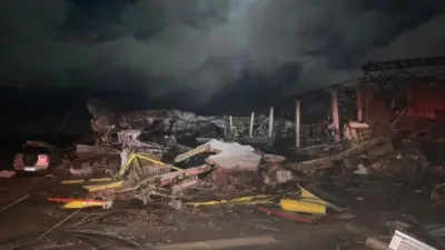 Brezilya’nın Parana eyaletindeki Rio Bonito do Iguacu kentinde geniş çaplı