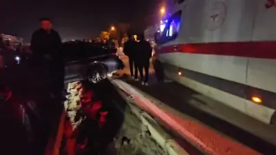 Bursa’da hafif ticari araç ile otomobilin karıştığı kazada 1 kişi