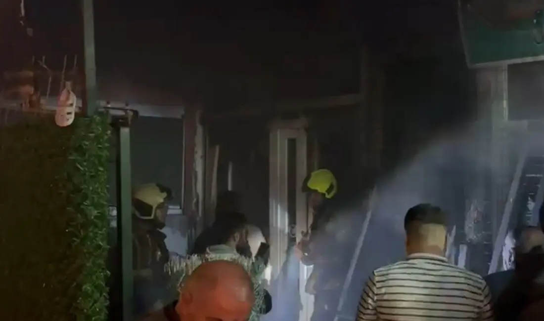 Bursa’da bir iş yerinde çıkan yangın korkuttu. İş yerini saran