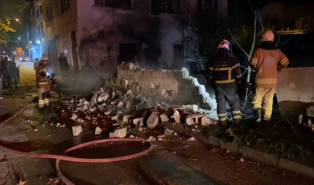 İnegöl’de tek katlı bir evde çıkan yangın, itfaiyenin hızlı müdahalesiyle