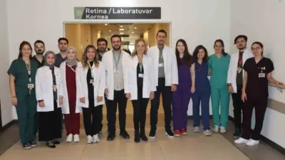 Bursa Şehir Hastanesi’nde gerçekleştirilen kornea nakli sayesinde yeniden görmeye başlayan