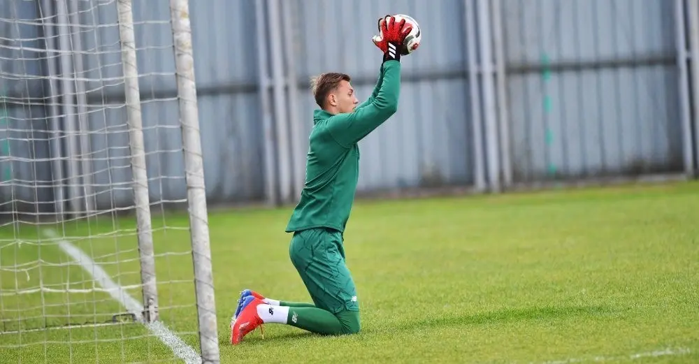 Yeşil beyazlı ekip, 13. hafta öncesi Özlüce’de gerçekleştirilen antrenmanda ısınma,