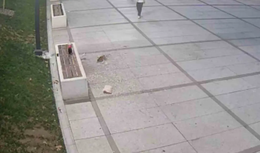 İnegöl Belediyesi, kamusal alanda çekirdek yiyerek çöplerini yere atan kişileri