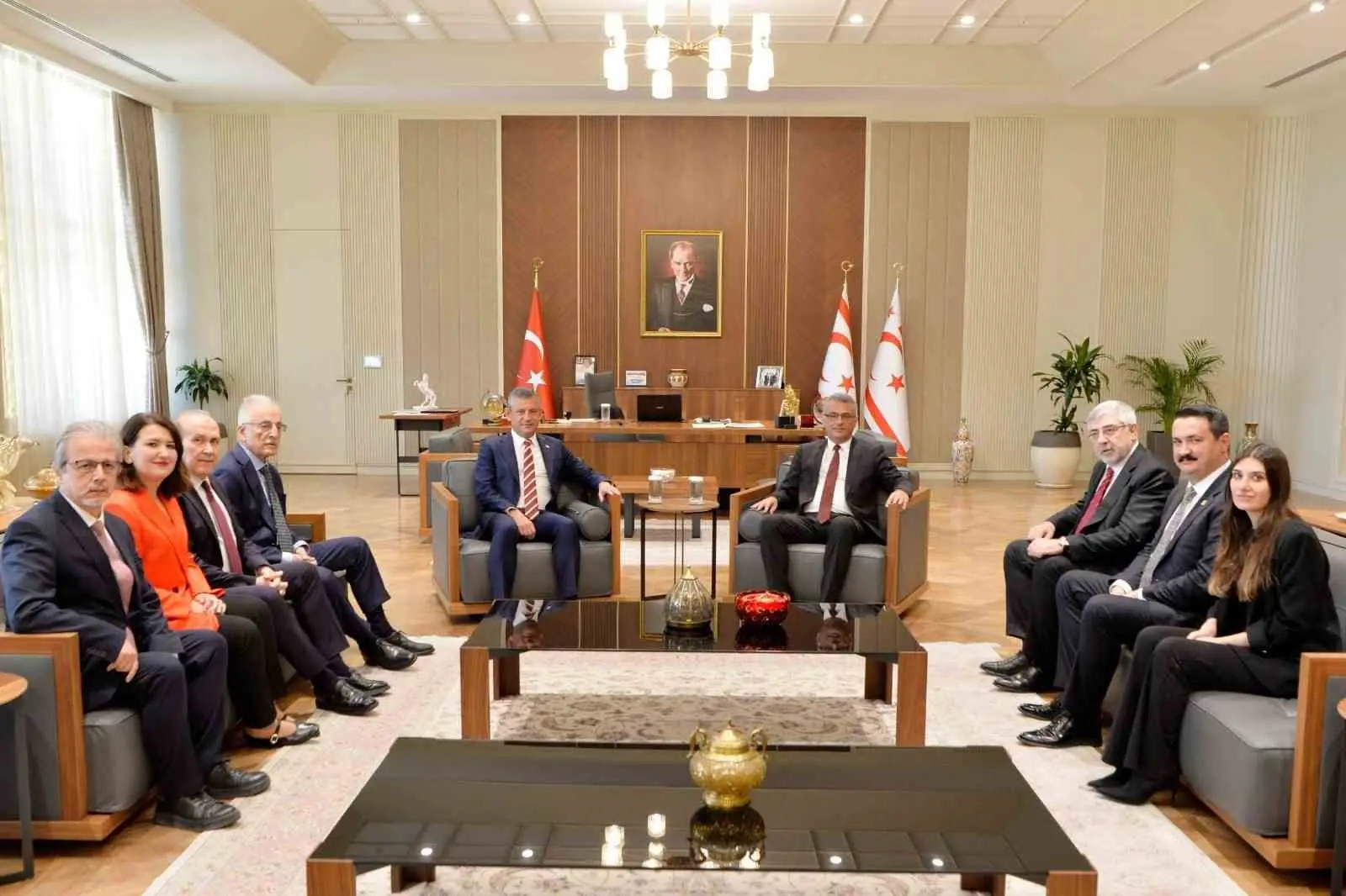 Cumhuriyet Halk Partisi (CHP) Genel Başkanı Özgür Özel, Kuzey Kıbrıs