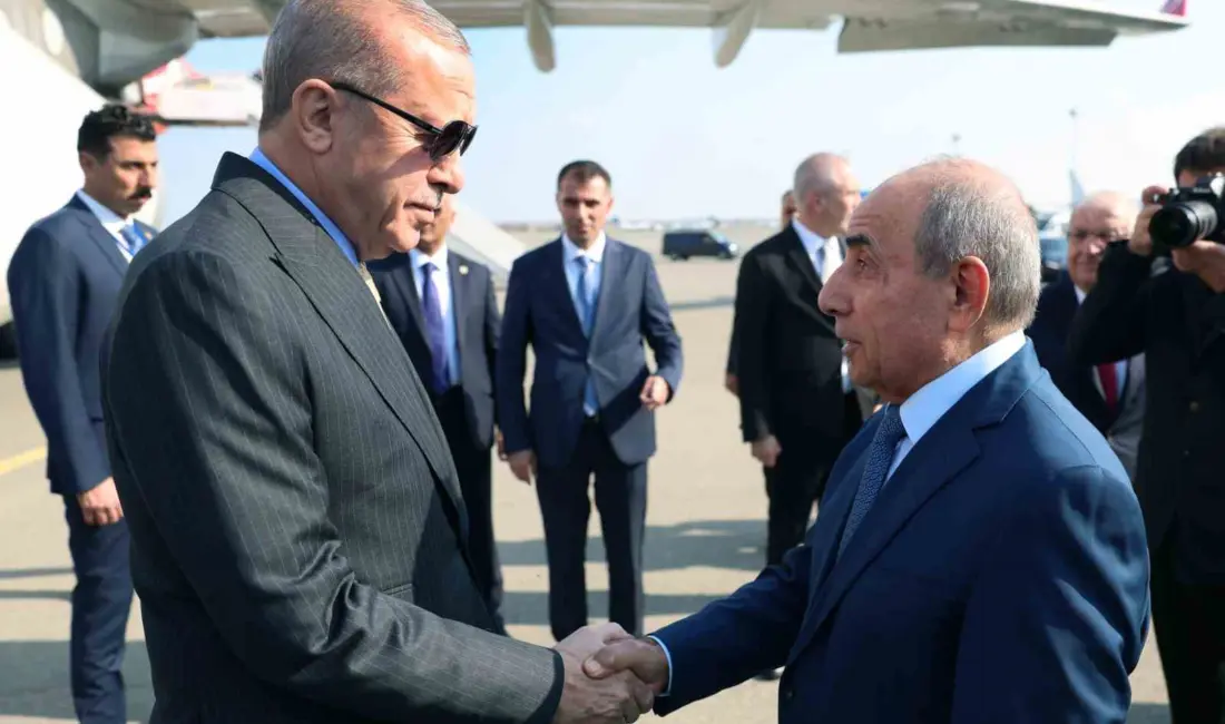 Cumhurbaşkanı Recep Tayyip Erdoğan, 8 Kasım Zafer Günü kutlamalarına katılmak