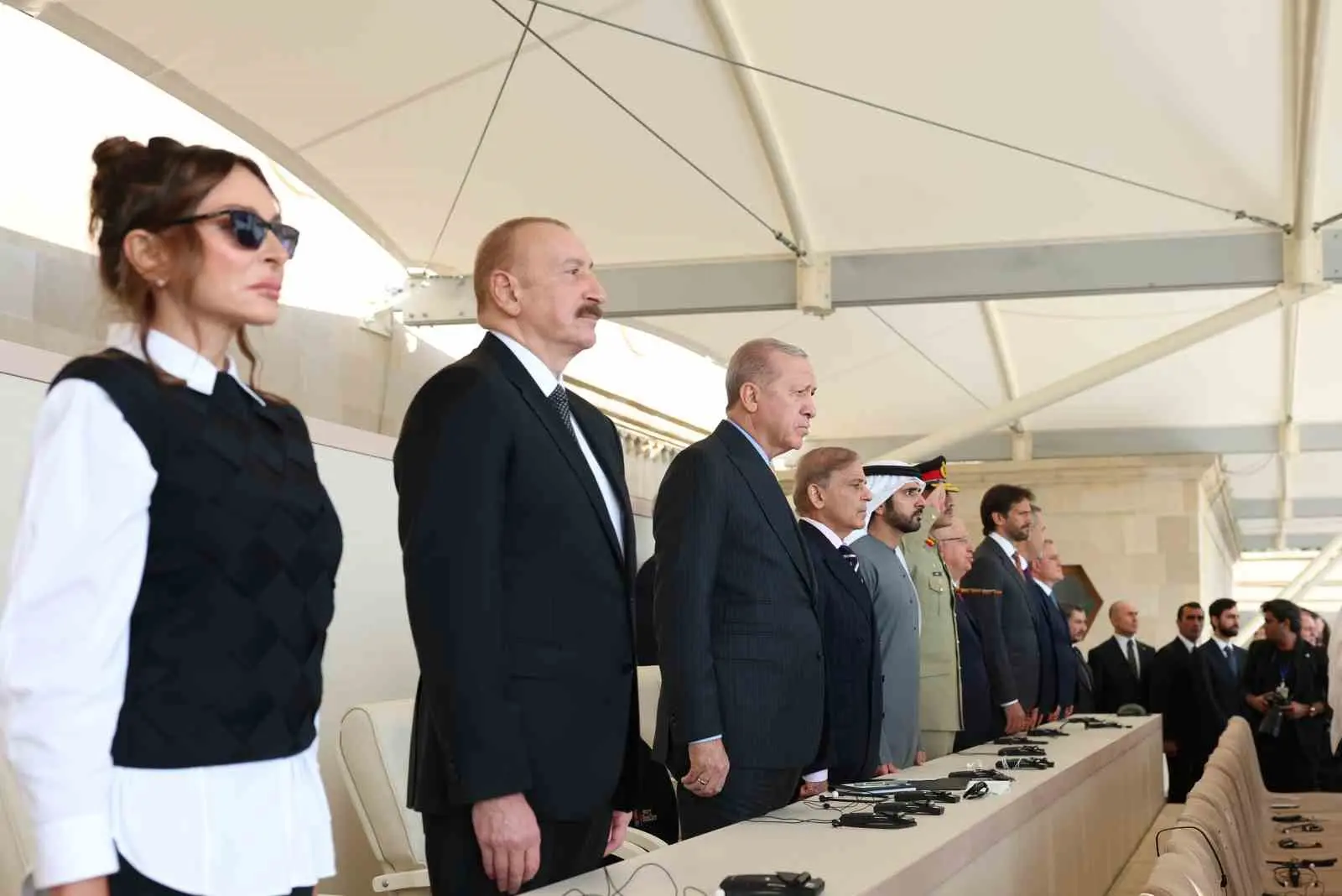 Cumhurbaşkanı Recep Tayyip Erdoğan, 8 Kasım Zafer Günü Töreni’nin düzenlendiği