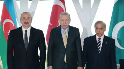 Cumhurbaşkanı Recep Tayyip Erdoğan, Bakü’de Azerbaycan Cumhurbaşkanı İlham Aliyev ve
