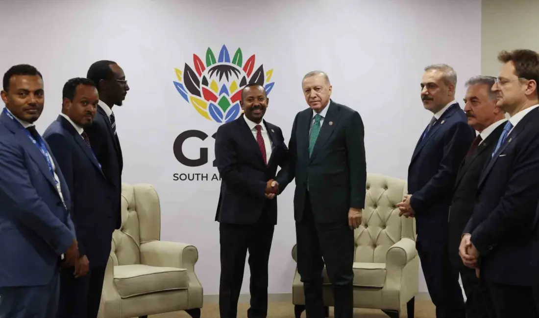 Cumhurbaşkanı Recep Tayyip Erdoğan, Etiyopya Başbakanı Abiy Ahmed Ali’yi kabul