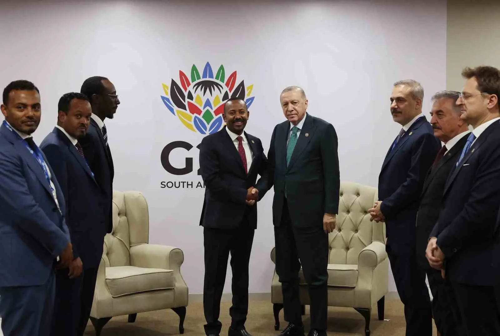 Cumhurbaşkanı Recep Tayyip Erdoğan, Etiyopya Başbakanı Abiy Ahmed Ali’yi kabul