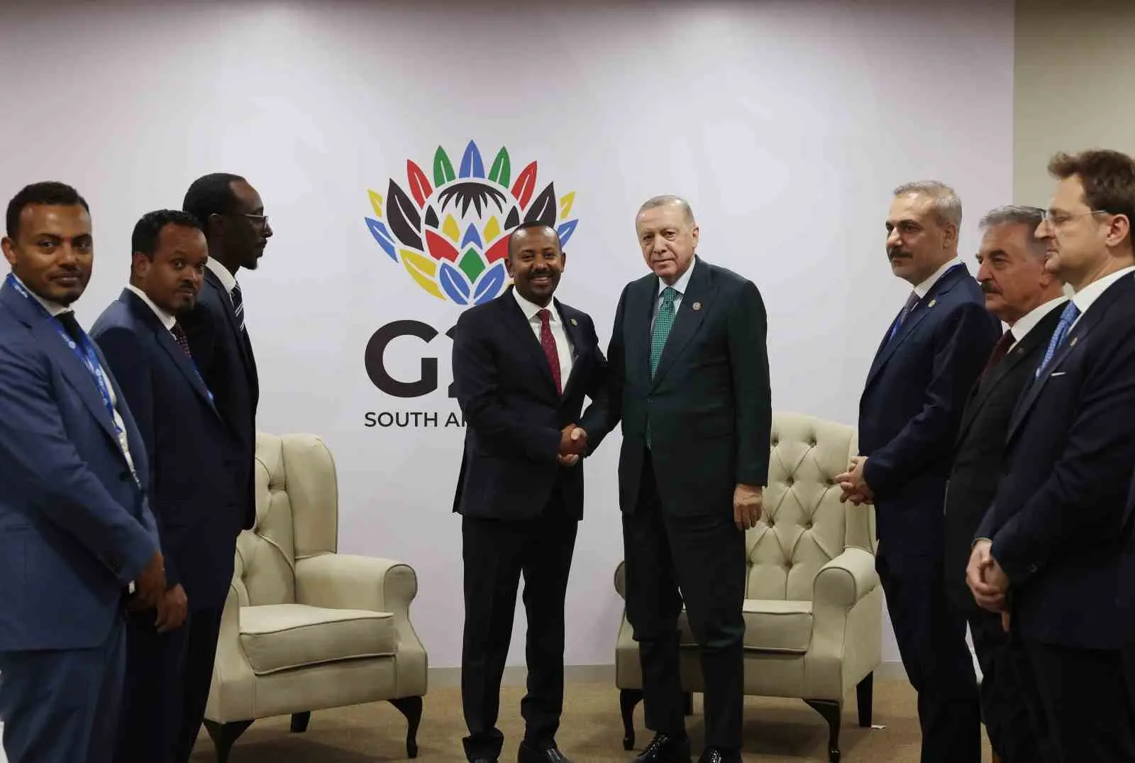 Cumhurbaşkanı Recep Tayyip Erdoğan, G20 Liderler Zirvesi için bulunduğu Güney